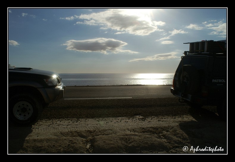 173 Merveilleuse ambiance de contre jour sur le Chott El Jerid